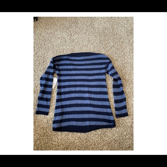 Iris and Ink Striped VNeck Sweater - Picture 5 of 5